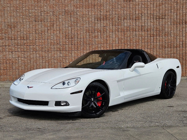 2008 CHEVROLET CORVETTE COUPE-GLASS TARGA-RED INTERIOR-LS3 V8-AU in Cars & Trucks in City of Toronto
