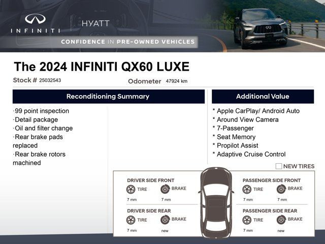 2024 INFINITI QX60 LUXE - Apple CarPlay | 360 in Cars & Trucks in Calgary - Image 2