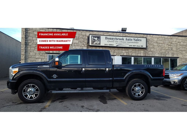  2015 Ford F-350 4WD Crew Cab 156 Platinum/Leather/Navigation in Cars & Trucks in Calgary