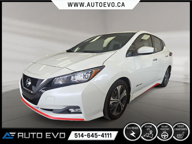 2018 Nissan Leaf SV * CUIR * SIEGE CHAUFFANT * GPS * MAGS * CLEA in Cars & Trucks in City of Montréal