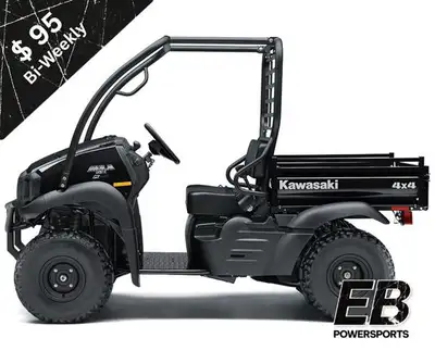 2025 Kawasaki Mule SX 4x4 ? Compact Utility with Big Capability Only $95 bi-weekly Brand New Utility...