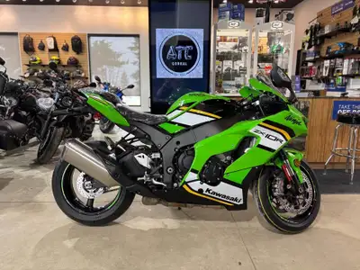In stock we have a 2025 Kawasaki ZX10R KRT Edition The price includes both freight and PDI, so there...