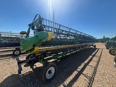 Location: Horizon Ag & Turf Vermilion 2024 JOHN DEERE HD45R DRAPER HEADER w/ HORST TRANSPORT, 45' HI...