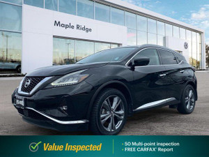 2020 Nissan Murano Platinum | Heated Leather | Apple CarPlay | Adaptive Cruise | Blind Spot | Sunroof | Lane Depart