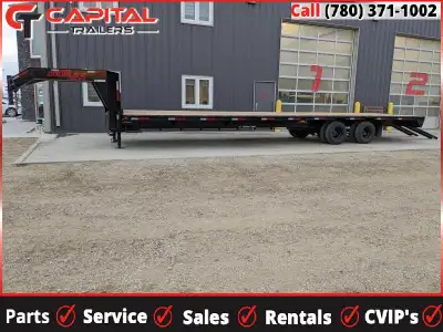 Capital Trailers carries Double A Trailers, Alberta Manufactured, Located in Edmonton, Alberta. Goos...