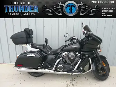 Combining show-stopping style with the performance and dependability of a production Kawasaki motorc...