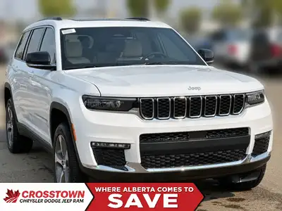 SPECIAL OFFER! This 2025 JEEP GRAND CHEROKEE L LIMITED 4X4 has the following options Capri Leatheret...