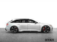 2022 Audi RS6 Avant 4.0T Quattro, Silver Metallic on Black/Red Stitching Valcona Leather, Carbon Opt... (image 1)