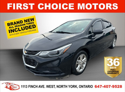 2017 CHEVROLET CRUZE LT ~MANUAL, FULLY CERTIFIED WITH WARRANTY!!