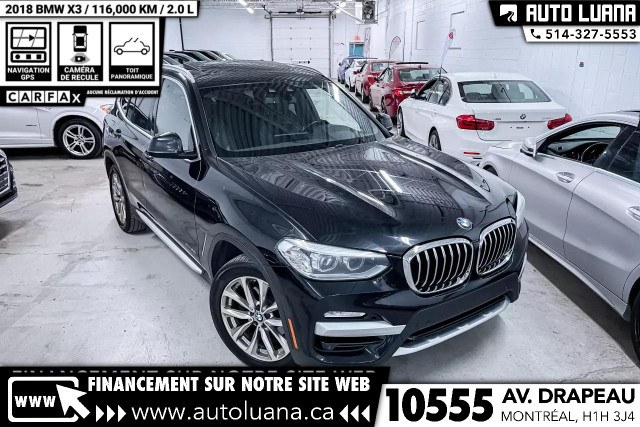 2018 BMW X3 xDrive30i TOIT PANO/CAMERA/NAVI/AMBIANT LIGHT/SENSOR in Cars & Trucks in City of Montréal - Image 2