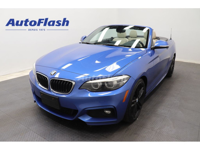 2018 BMW 2 Series DECAPOTABLE, CAMERA, BLUETOOTH, SIEGES CHAUFF in Cars & Trucks in Longueuil / South Shore