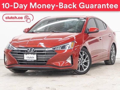 2019 Hyundai Elantra Luxury w/ Apple CarPlay & Android Auto, Rea