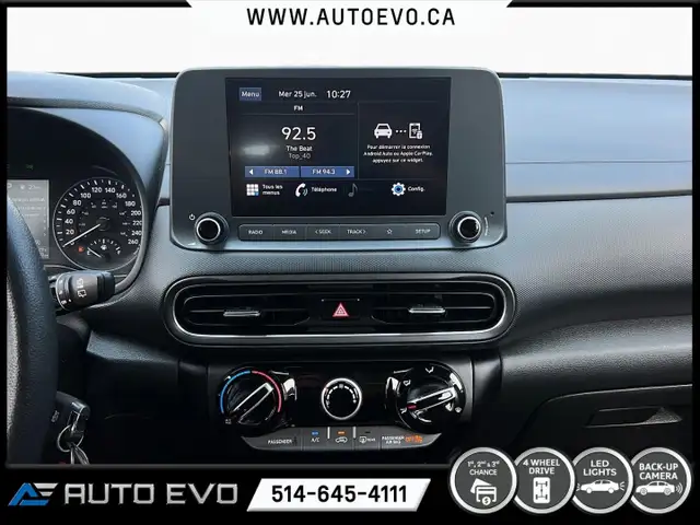 2022 Hyundai Kona ESSENTIAL * SIEGE CHAUFFANT * CAMERA * MAGS *  in Cars & Trucks in City of Montréal - Image 15