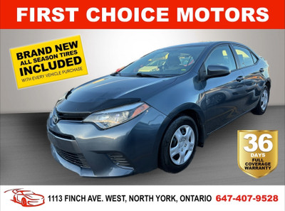 2016 TOYOTA COROLLA LE ~AUTOMATIC, FULLY CERTIFIED WITH WARRANTY