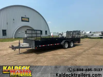 2022 Canada Trailers 7in. x 20in. Tandem Axle Utility 7K - (2) 3500# Spring Axles - 7000# GVWR - 235...