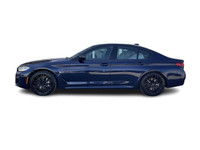 2022 BMW 5 Series 530e iPerformance Tanzanite Blue II Metallic PREMIUM ENHANCED PKG M SPORT PKG AWD,... (image 4)