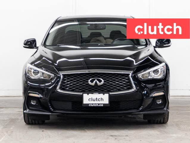 2020 Infiniti Q50 3.0t Signature Edition AWD w/ Apple CarPlay, B in Cars & Trucks in Bedford - Image 2