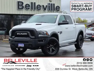 Bright White Clearcoat 2022 Ram 1500 Classic Warlock Warlock / Trailer Tow Package / Navi / Remote S...