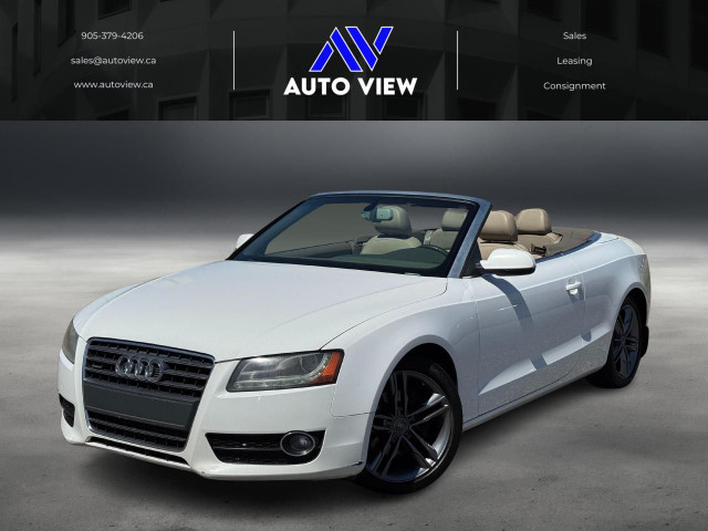2010 Audi A5 CABRIOLET **CLEAN CARFAX**WELL SERVICED** in Cars & Trucks in Hamilton
