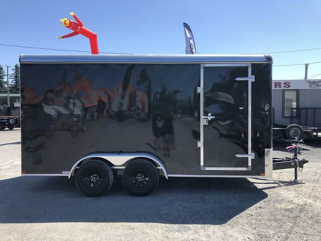 2022 FACTORY OUTLET TRAILERS RENTAL7x16ft Enclosed Cargo in Cargo & Utility Trailers in Kamloops - Image 2