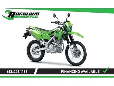 2025 Kawasaki KLX230 La Kawasaki KLX230 est la moto double usage légère par excellence, conçue aussi...