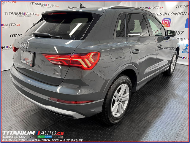 2021 Audi Q3 Quattro-Pano Roof-Apple Play-Heated Wheel-F & R Par in Cars & Trucks in London - Image 4