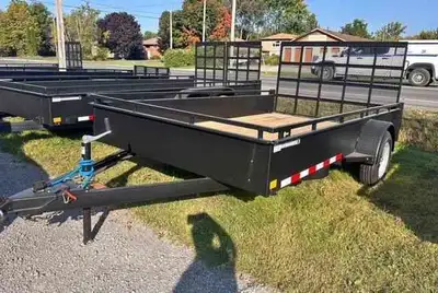 2025 Canada Trailer 6X12 3K utility trailer, heavy duty commercial grade steel construction, stand u...