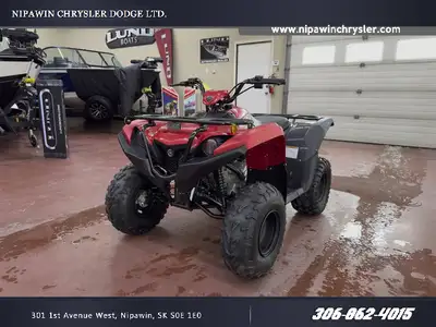 Nipawin Chrysler Dodge Ltd. SETUP & PDI INCLUDED 2025 Yamaha Grizzly 110LITTLE BEAR, BIG PERFORMANCE...