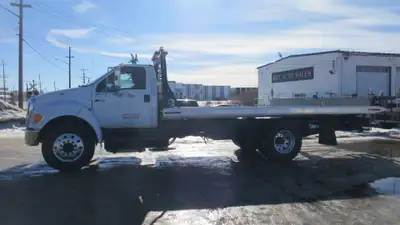 2011 FORD F-750 XLT 4X2 ROLLBACK TRUCK WITH 20 FT BED for sale NEW ARRIVAL... - 6.7L DSL - 20 FT DEC...
