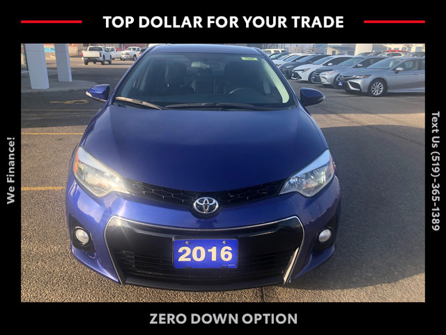 2016 Toyota Corolla S S--HEATED CLOTH--PADDLE SHIFT in Cars & Trucks in Chatham-Kent - Image 2