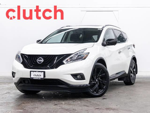 2018 Nissan Murano Midnight AWD w/ Apple CarPlay & Android Auto, in Cars & Trucks in Ottawa
