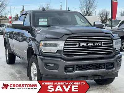 This Ram 3500 is equipped with: Leather-Faced Front Vented Bucket Seats, Power Sunroof, Remote Start...