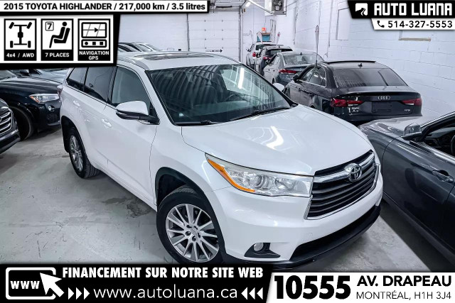 2015 TOYOTA Highlander XLE AWD/7 PLACES/CUIR/NAVI/PUSH START in Cars & Trucks in City of Montréal - Image 2