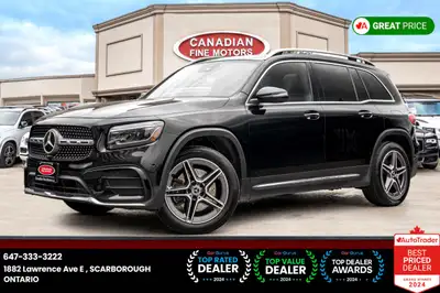 GLB 250 4MATIC |AMG PKG |ONE OWNER|NAVI|PANO|CLEAN CARFAX MERCEDES-BENZ INSPECTION AVAILABLE UPON RE...