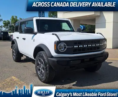 This brand new OXFORD WHITE 2025 FORD BRONCO BIG BEND is powered by a 2.3L ECOBOOST ENGINE THAT'S PA...