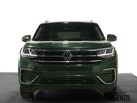 2022 Volkswagen Atlas Execline, !! FULLY LOADED !! Racing Green Metallic on Shetland Grey, R-Line Pa... (image 3)