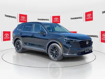 Thornhill Toyota Proudly Presents This Black 2023 Honda CR-V with SPORT AWD Package, Featuring:~ Ont...