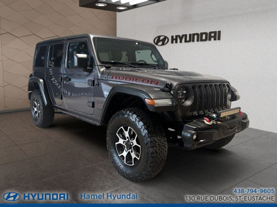  2020 Jeep Wrangler UNLIMITED RUBICON 4X4 **2 TOITS** MANUELLE