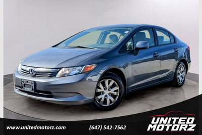 2012 Honda Civic LX~Certified~3 Year Warranty~