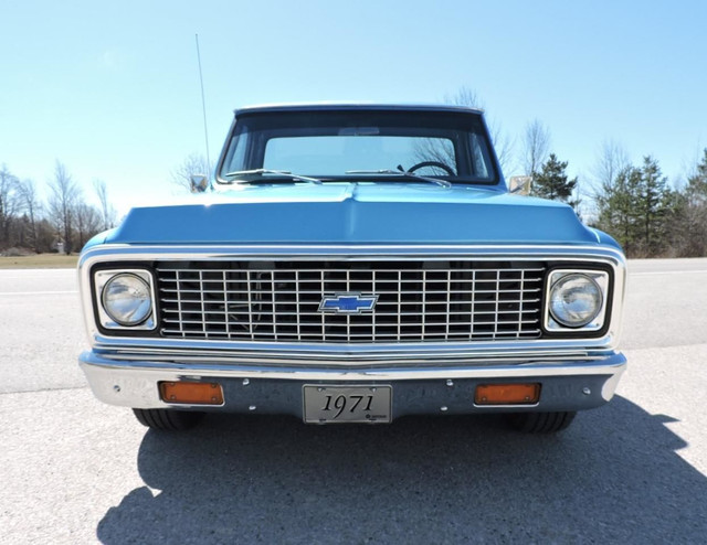  1971 Chevrolet C 10 350 Auto Texas Truck A/C Comes With Warrant in Classic Cars in Stratford - Image 3