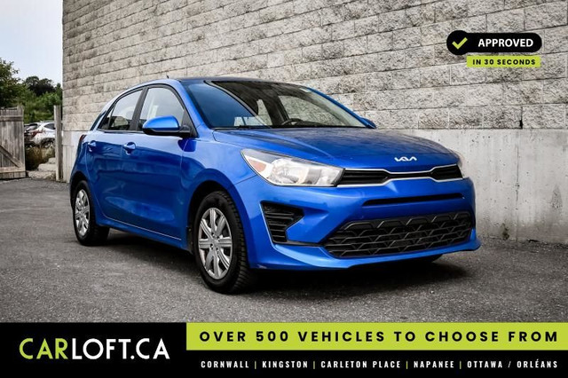 2022 Kia Rio 5-door LX+ • HEATED SEATS • REAR CAM • CP/AA in Cars & Trucks in Cornwall