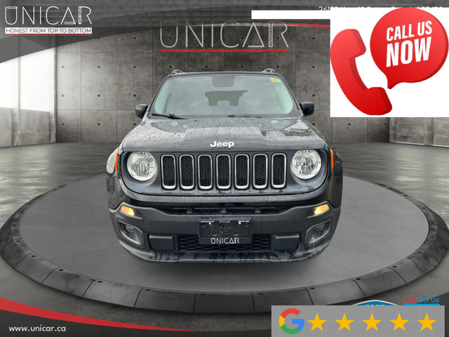 2015 Jeep Renegade No Accidents Low Kms 4WD North Backup Cam Blu in Cars & Trucks in Markham / York Region - Image 2