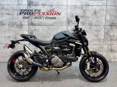 2023 Ducati Monster 937+ ABS Seulement 2836 KM Super Look ALL BLACK CONDITION SHOWROOM, COMME NEUVE,...