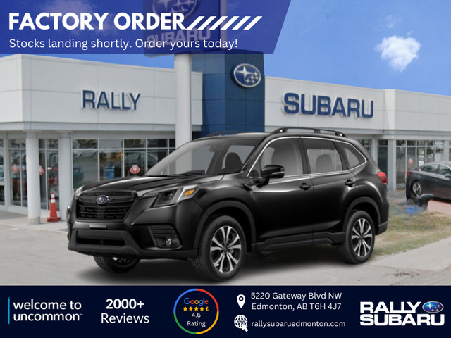 2024 Subaru Forester Limited - AVAILABLE TO FACTORY ORDER!! in Cars & Trucks in Edmonton