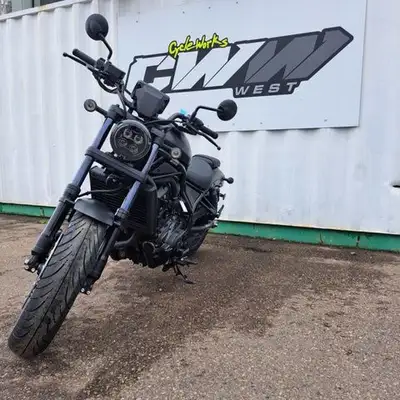 May 2025 Promotion:$9,099Includes $855.00 for Freight, PDI. Exclude taxes. 2025 Honda Rebel 500 ABSA...