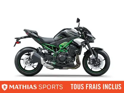 Concessionnaire des véhicules neufs et d'occasion. Sportive KAWASAKI Z900 2025 La Z900 super dénudée...