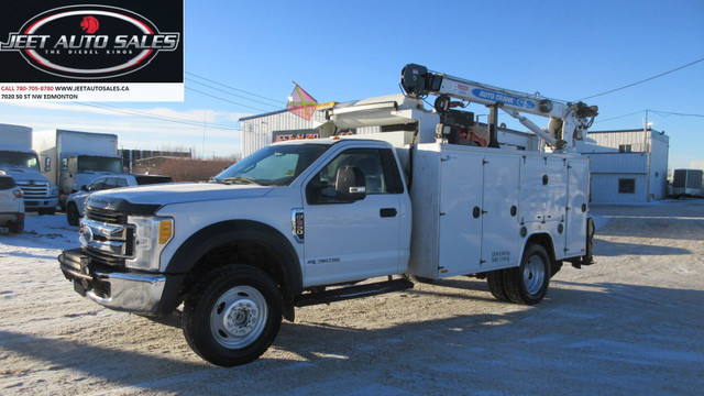 2017 Ford F-550 XLT SERVICE TRUCK WITH CRANE & COMPRESSOR in Cars & Trucks in Edmonton - Image 2