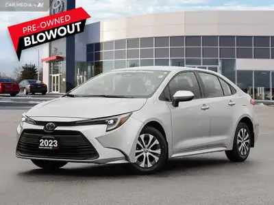 WAS: $29998 NOW: $28998 plus taxes and licensing feesThe 2023 Toyota Corolla Hybrid LE is an efficie...