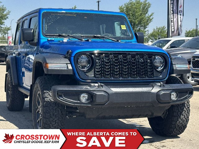 2024 Jeep Wrangler Willys | One Owner | Remote Start in Cars & Trucks in Edmonton