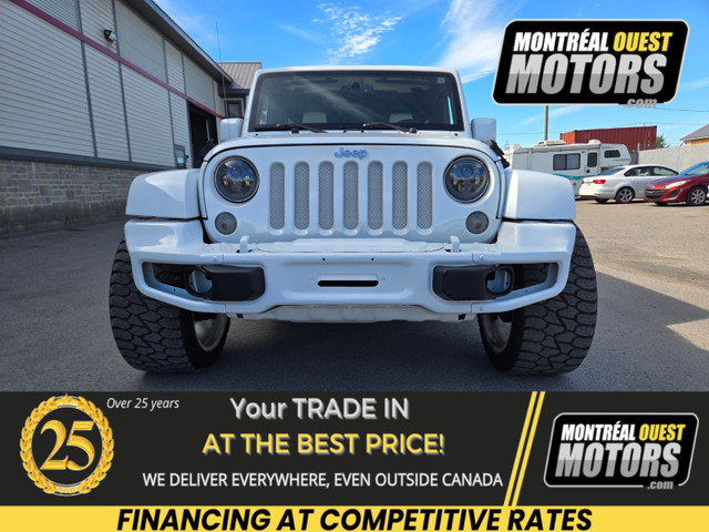 2015 Jeep Wrangler Unlimited UNIQUE LOOK / 22X14 WHEELS TRIPLE B in Cars & Trucks in West Island - Image 2